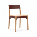 Kelmora Dining Chair wood dining chair, 45-degree front view
