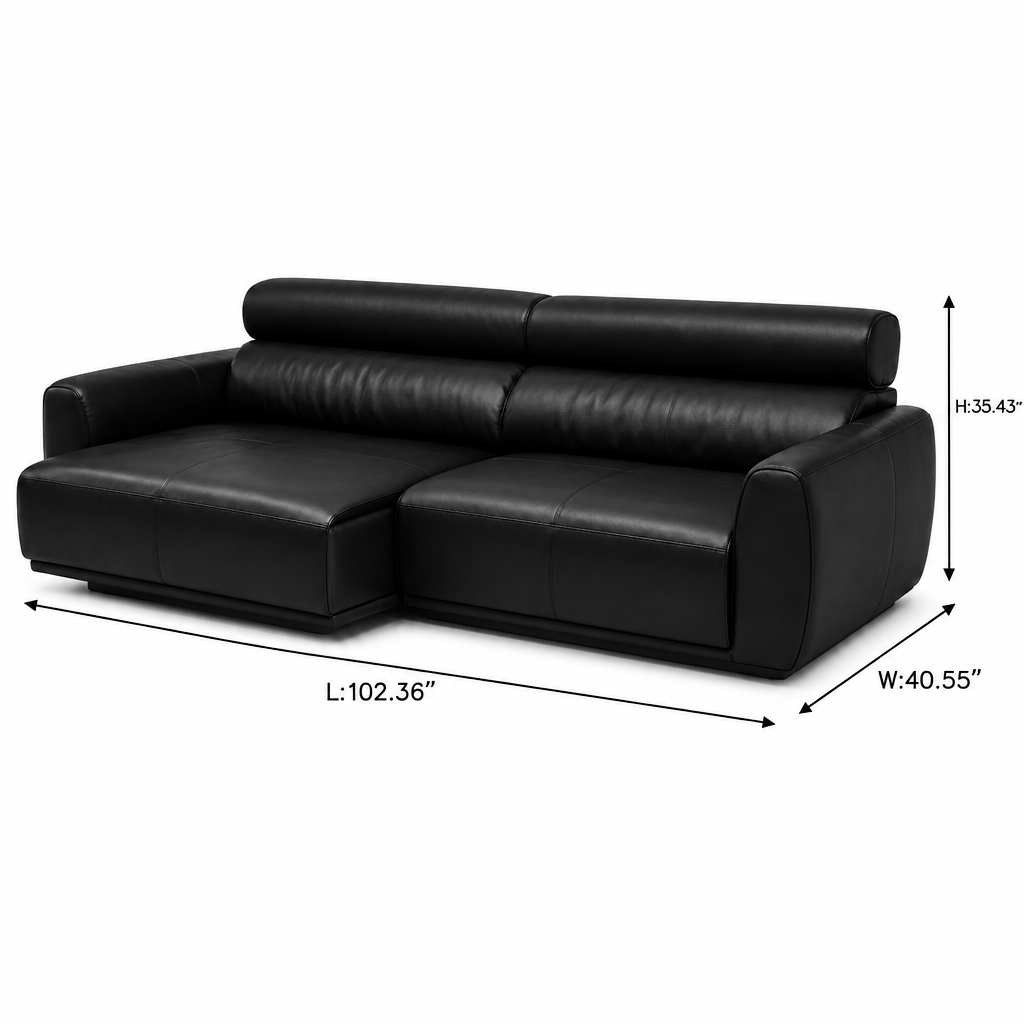 Arquemont Sofa dimensions L 102.36 in W 40.55 in H 35.43 in