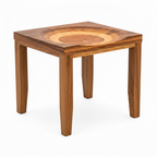 Rensaro End Table on a white background, left-front view