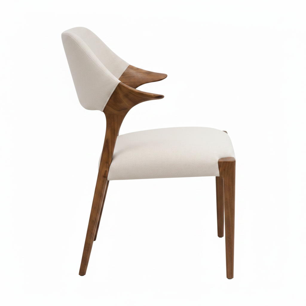 Isabeau Dining Chair - 左侧面