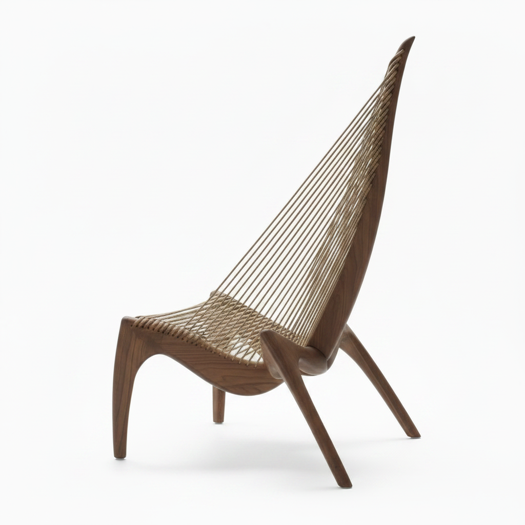 Isavelle Wood Accent Chair - Flipped