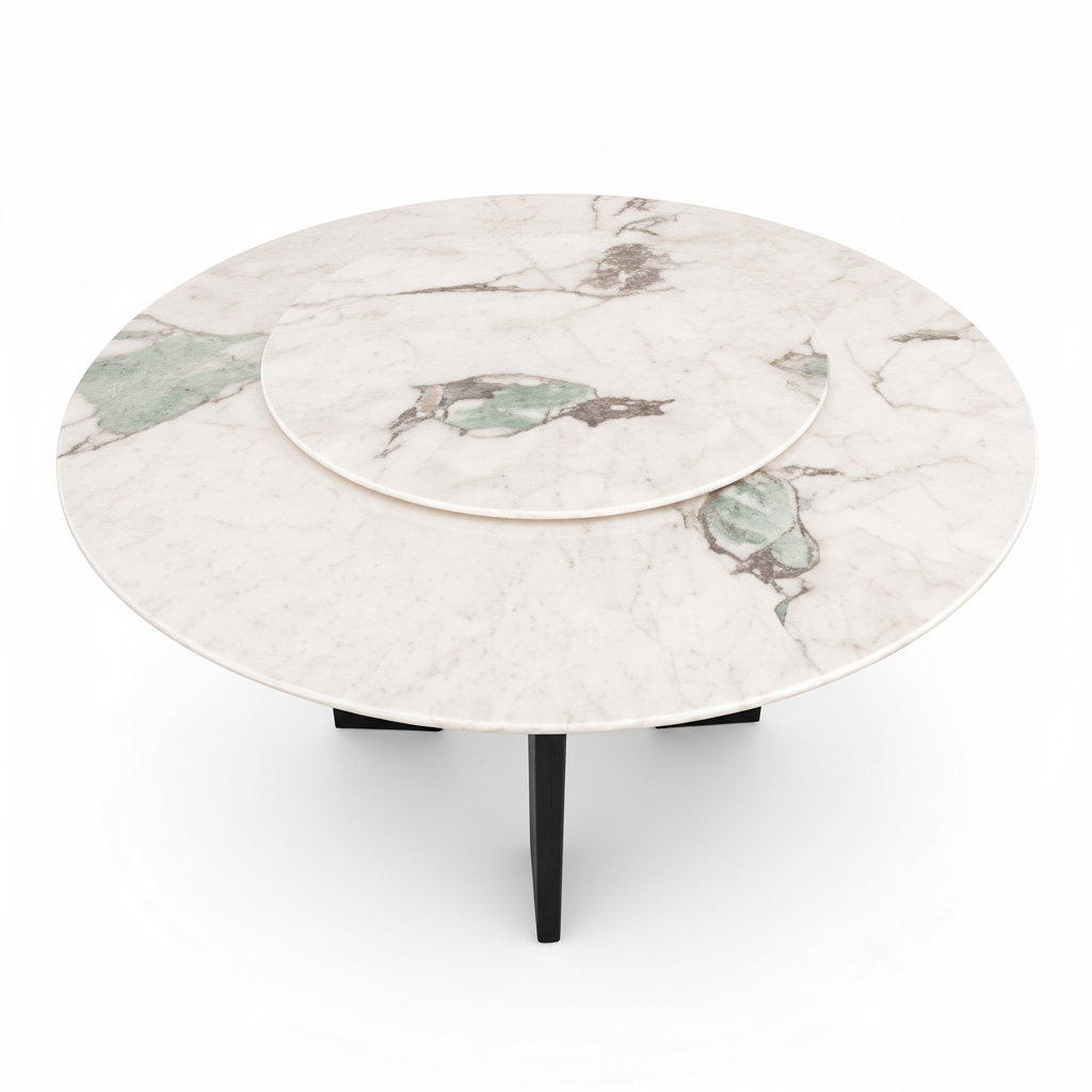 Ivorel Dining Table higher 60-degree overhead view