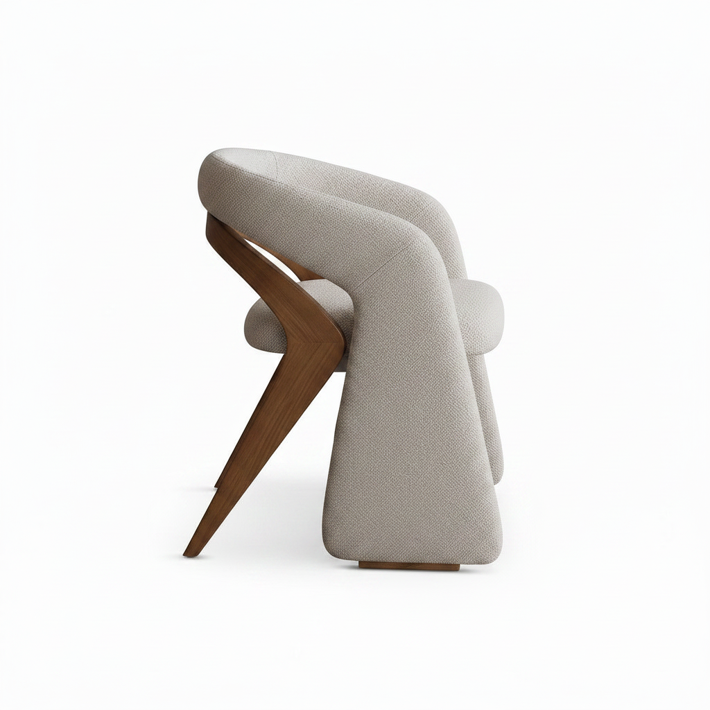 Jacinthe Dining Chair - 左侧面
