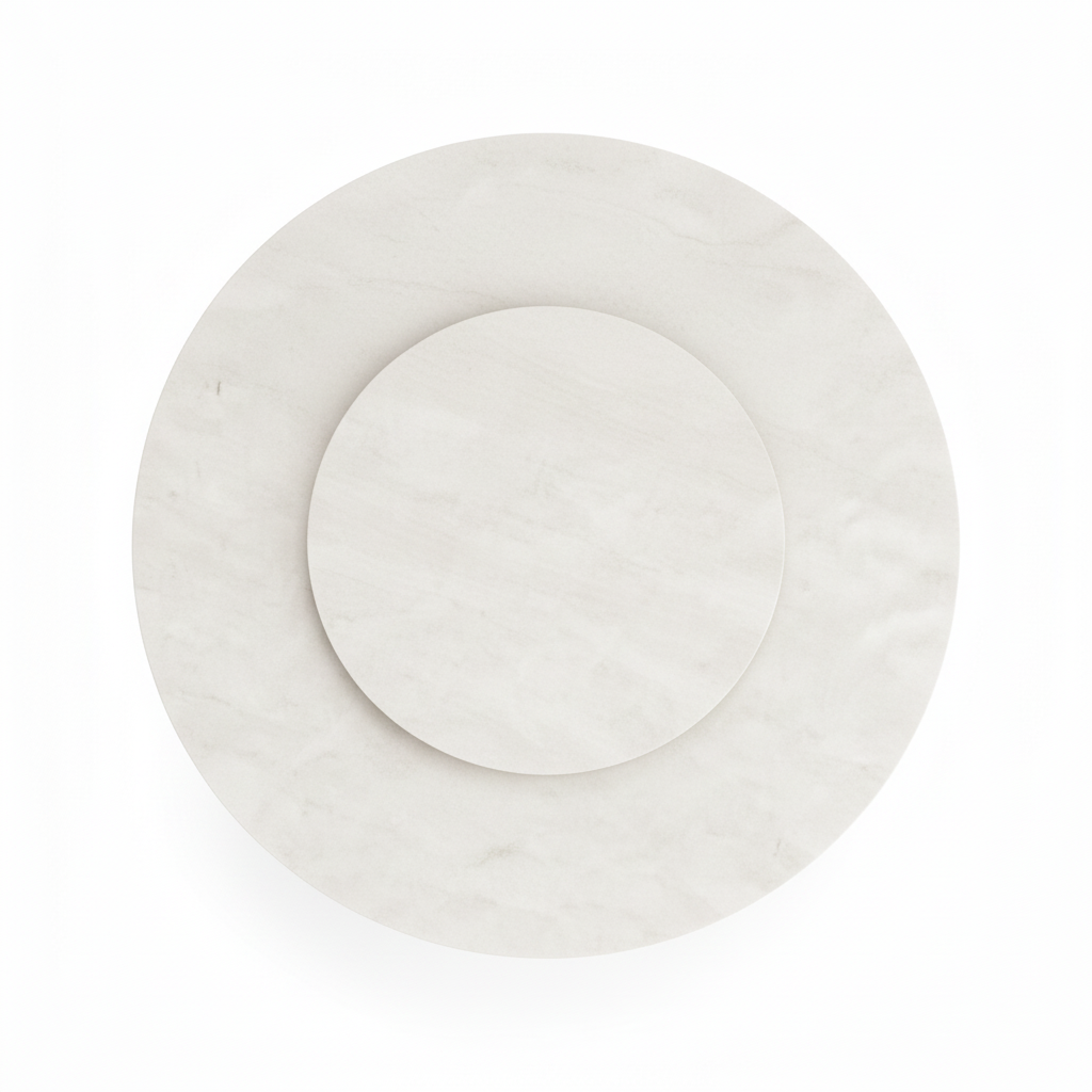 Jorvelle Stone Dining Table top view