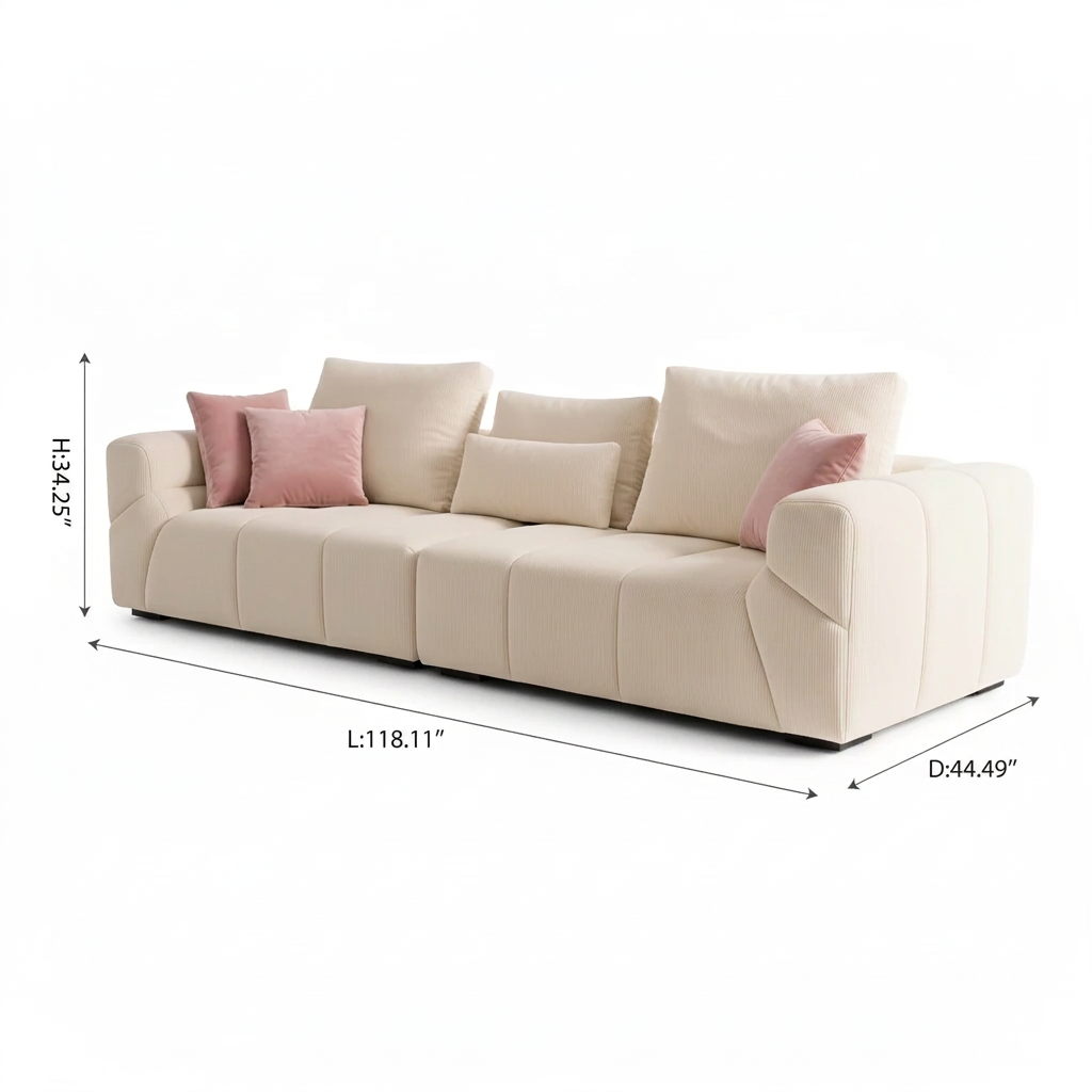 Kessarin Sectional — dimensions