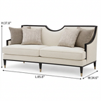 La Salle Sofa 尺寸数值摆正