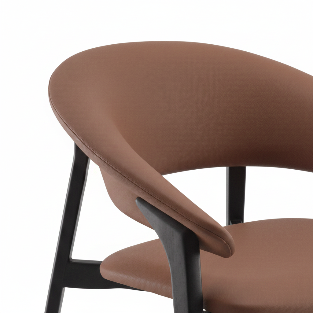 Leontine Dining Chair – Backrest Detail