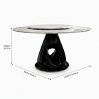 Lioraen Dining Table dimension diagram