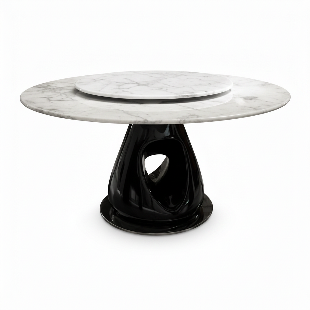 Lioraen Dining Table elevated oblique view