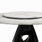 Lioraen Dining Table marble tabletop and center layer detail