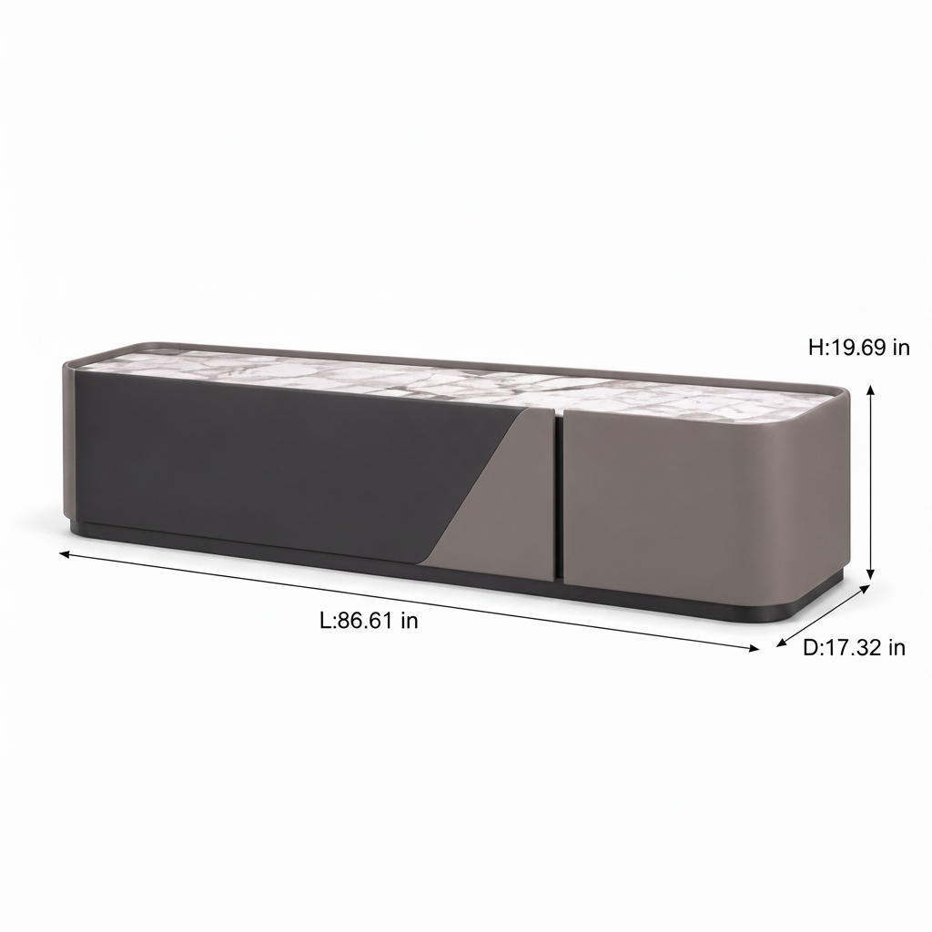 Luscaris TV Stand — dimensions