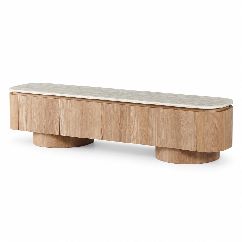 Odierno TV Stand — white background studio view