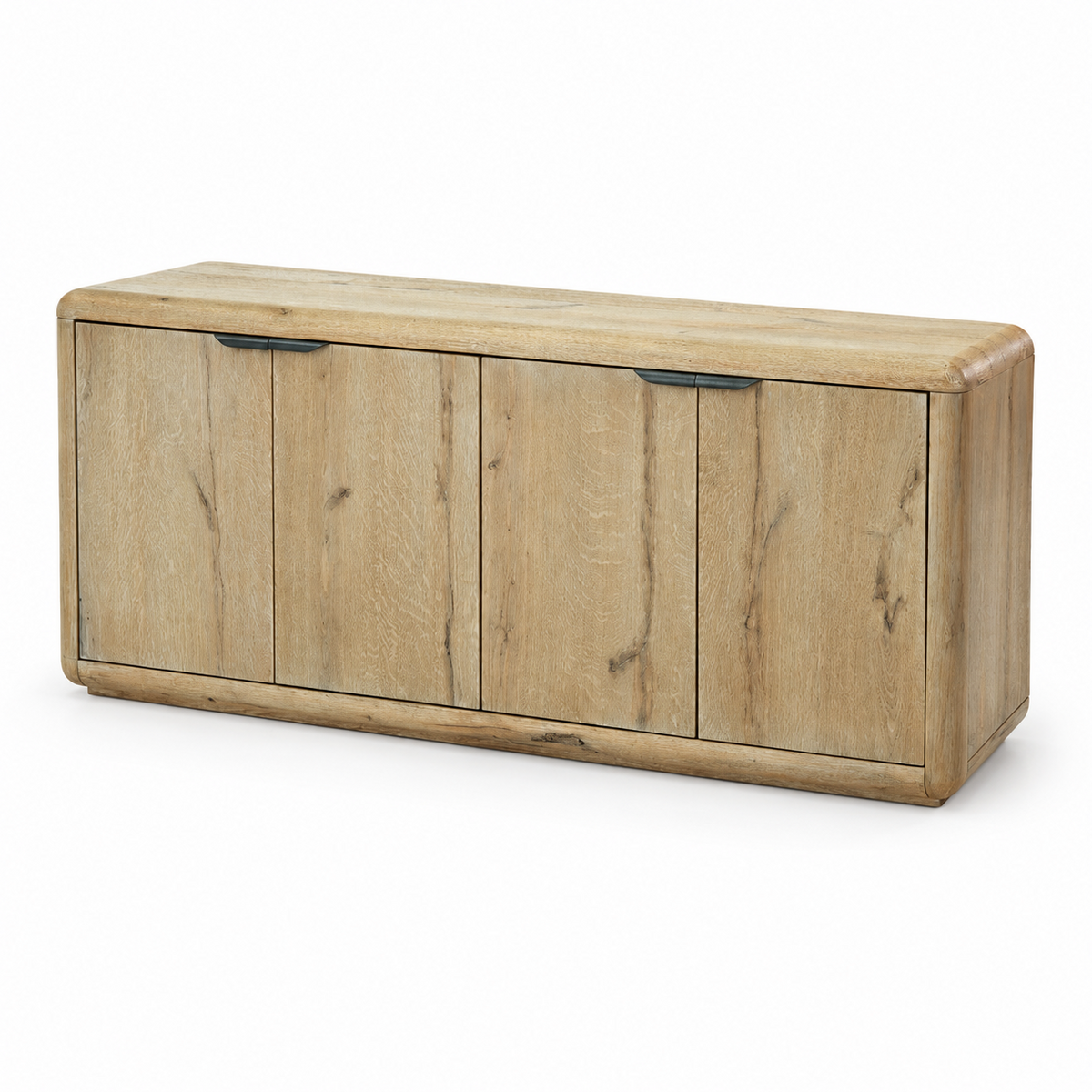 Solenne Arc TV Console — white background studio view