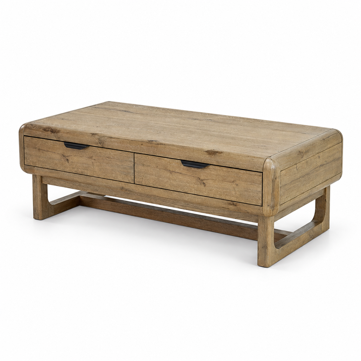 Solenne Arc Rectangular Coffee Table — white background studio view