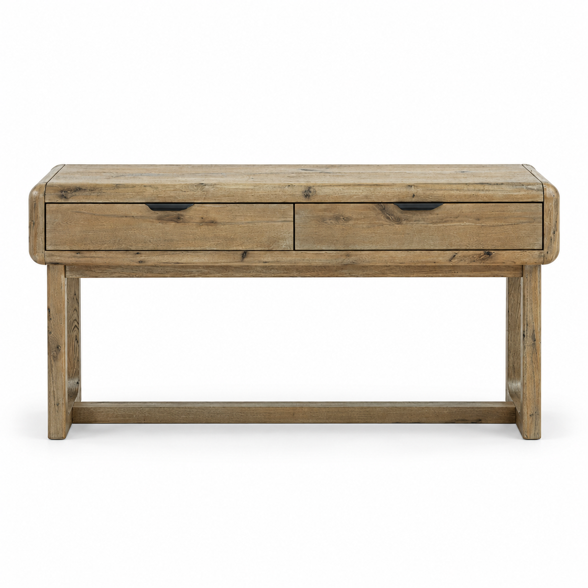 Solenne Arc Console Table — white background studio view