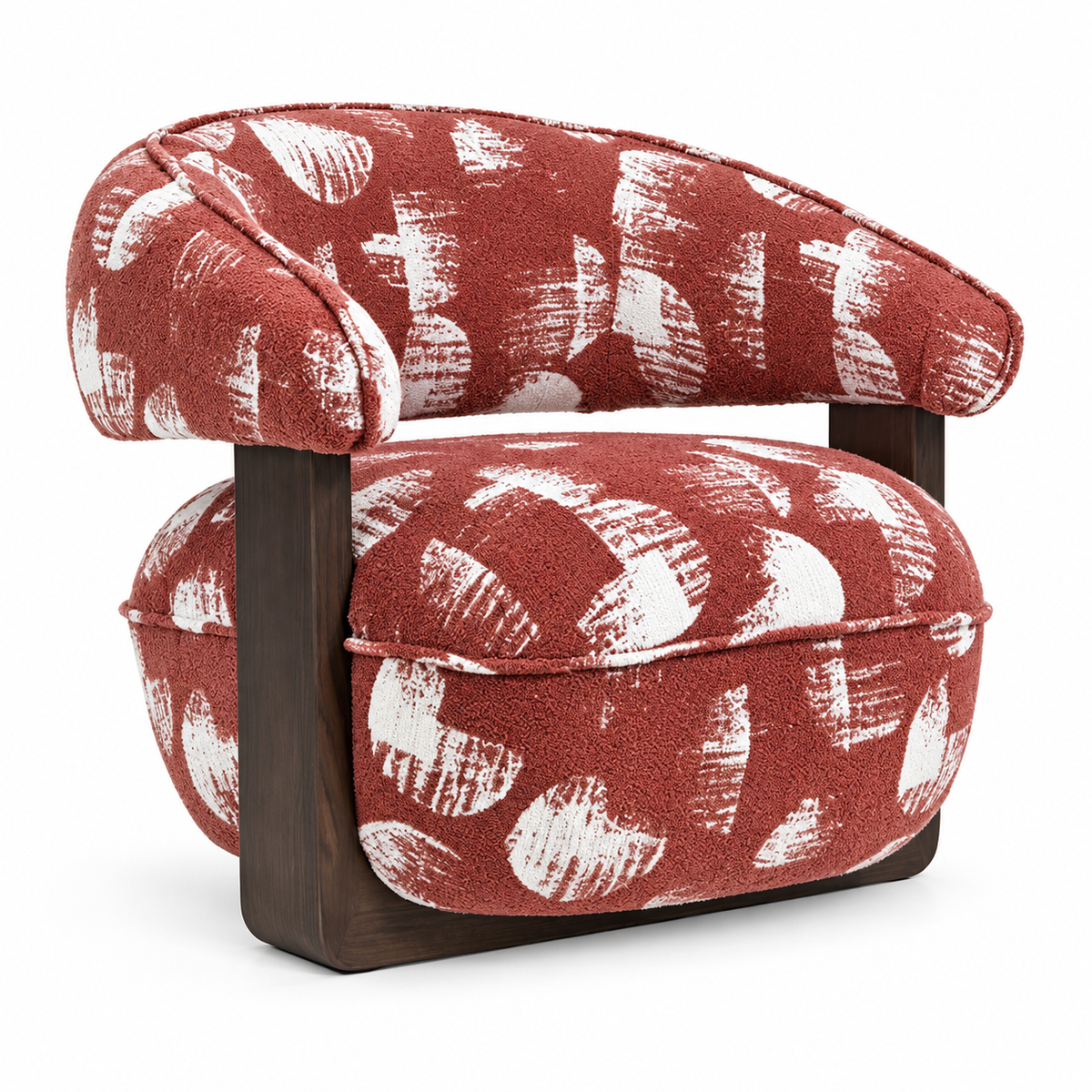 Lesta Accent Chair — white background studio view