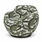 Tigard Swivel Accent Chair — Sage Green — clear white-background studio view