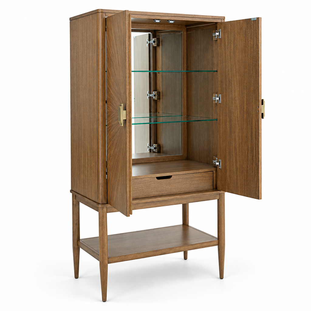 Clarksburg Display Cabinet — clear white-background studio view