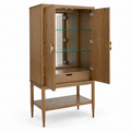 Clarksburg Display Cabinet — clear white-background studio view