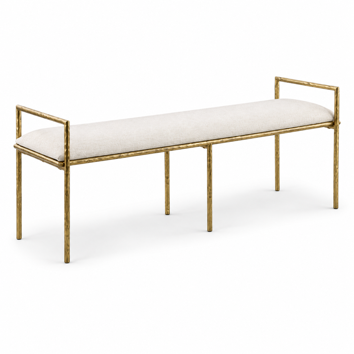 Mysen Accent Bench — clear white-background studio view