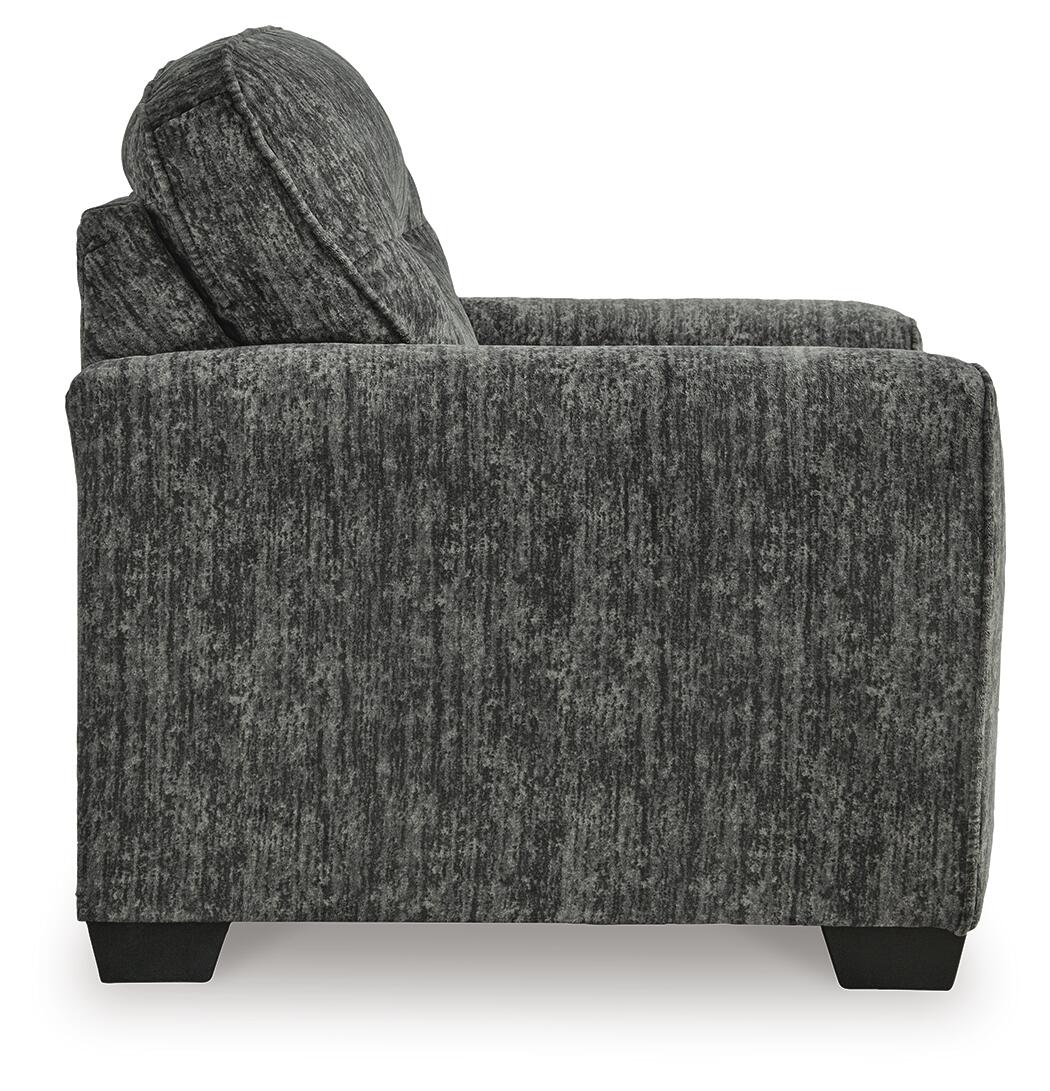 Lonoke Gunmetal Oversized Chair — view 3