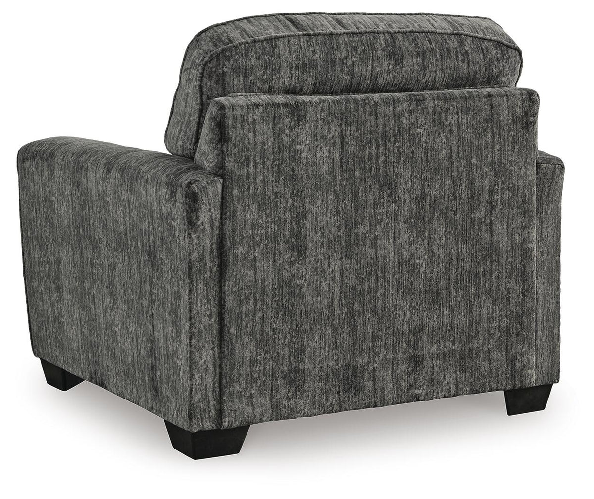 Lonoke Gunmetal Oversized Chair — view 4