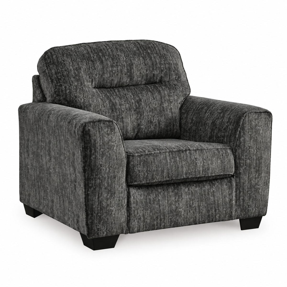 Lonoke Gunmetal Oversized Chair — complete white-background square view