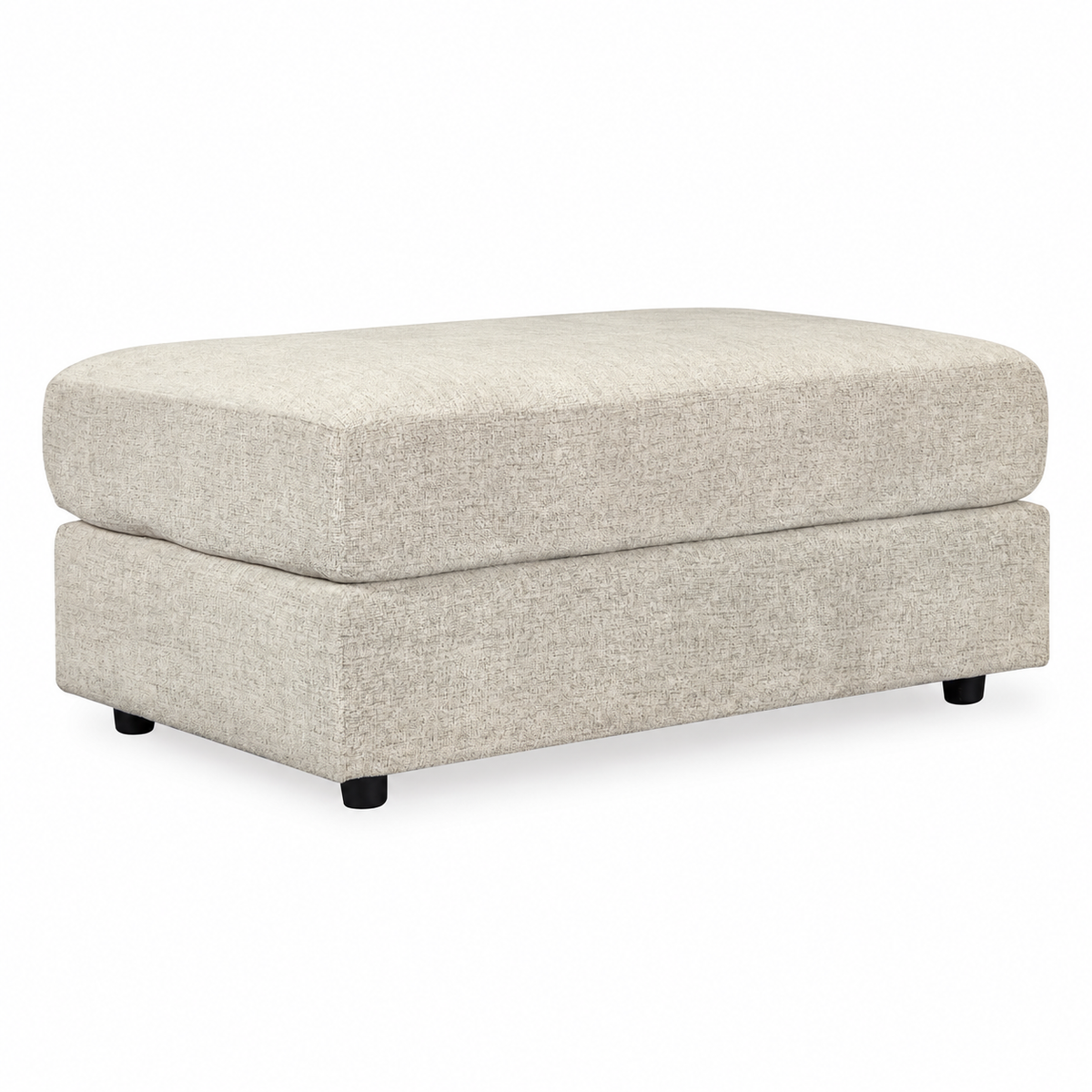 Soletren Stone Oversized Ottoman — complete white-background square view