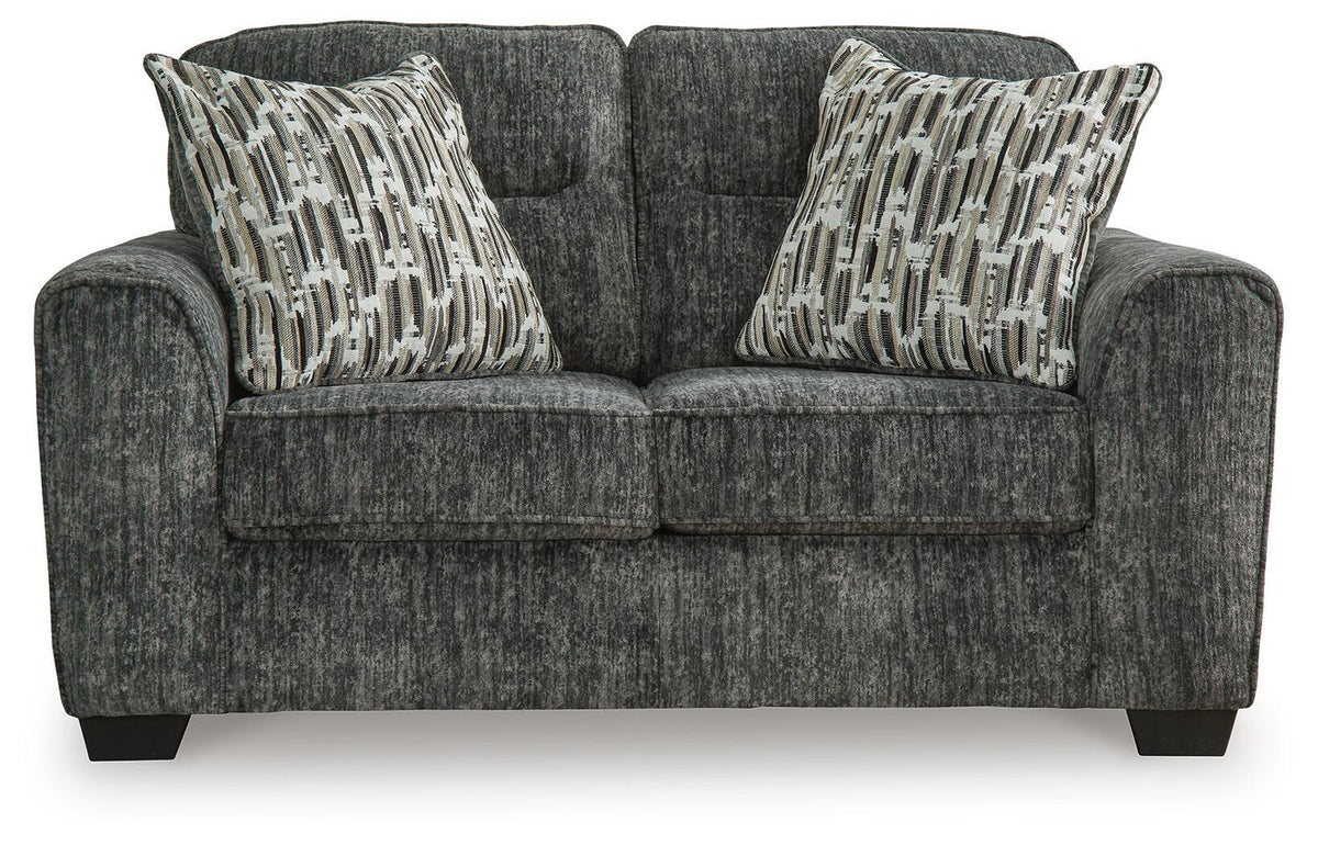 Lonoke Gunmetal Loveseat — view 2