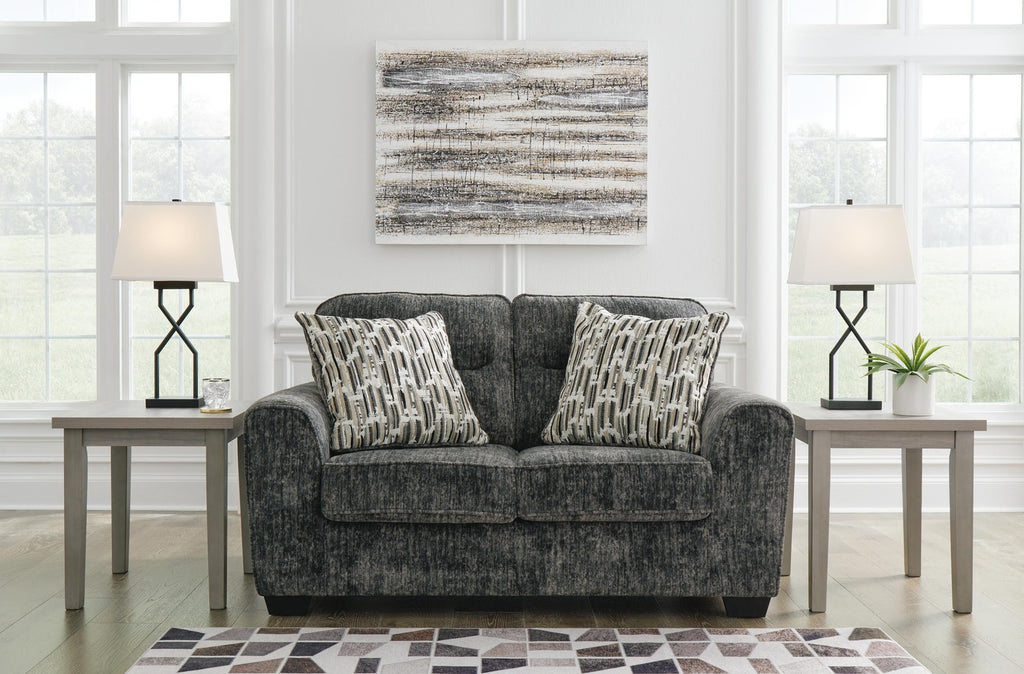 Lonoke Gunmetal Loveseat — view 5