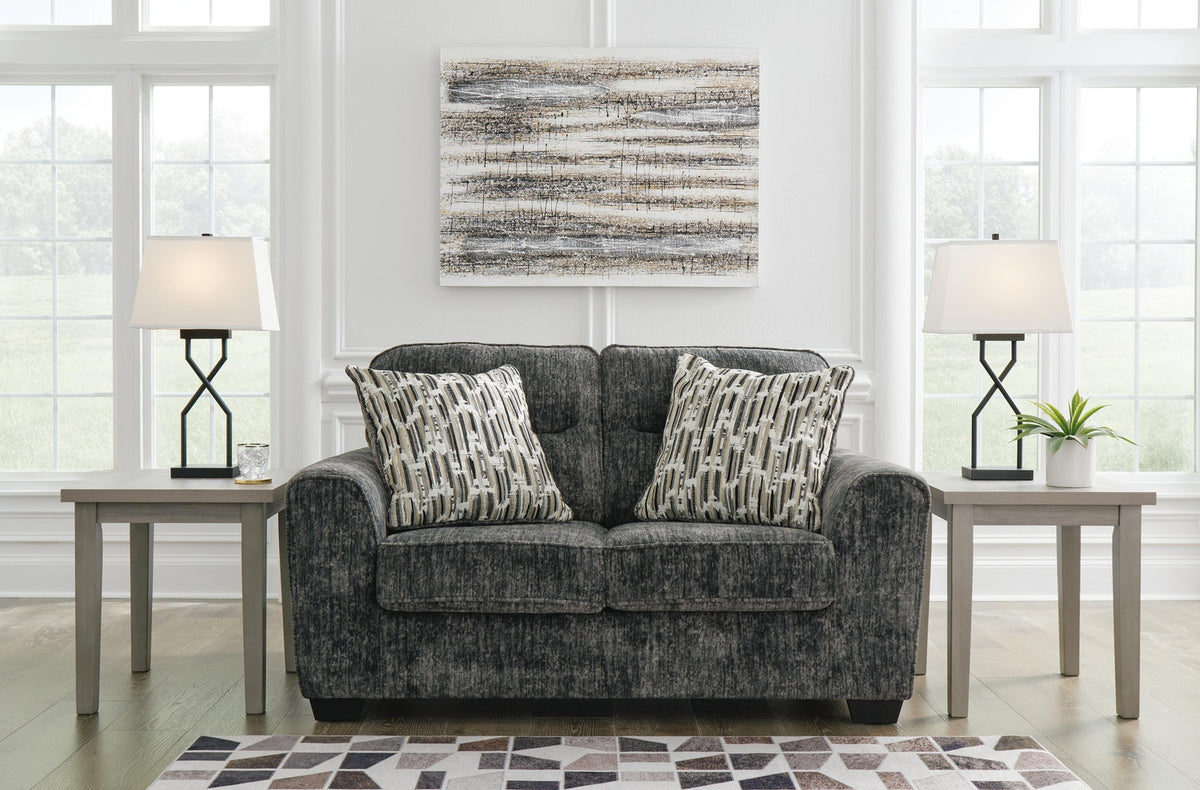 Lonoke Gunmetal Loveseat — view 5