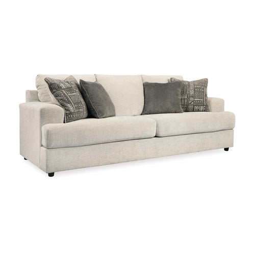 Soletren Stone Sofa — white background three-quarter view
