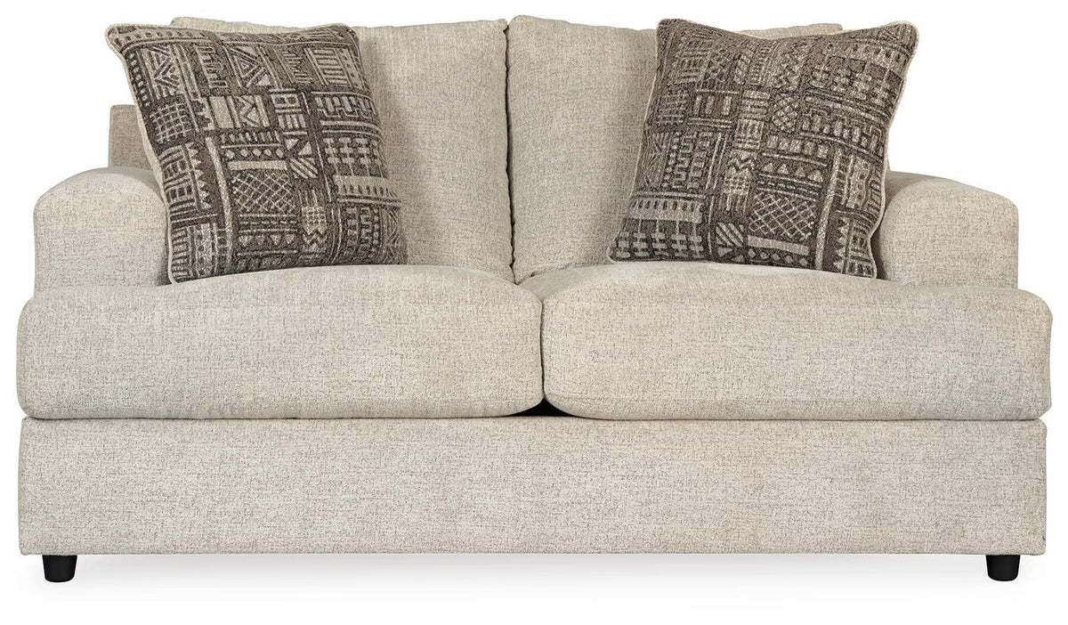 Soletren Stone Loveseat — view 2
