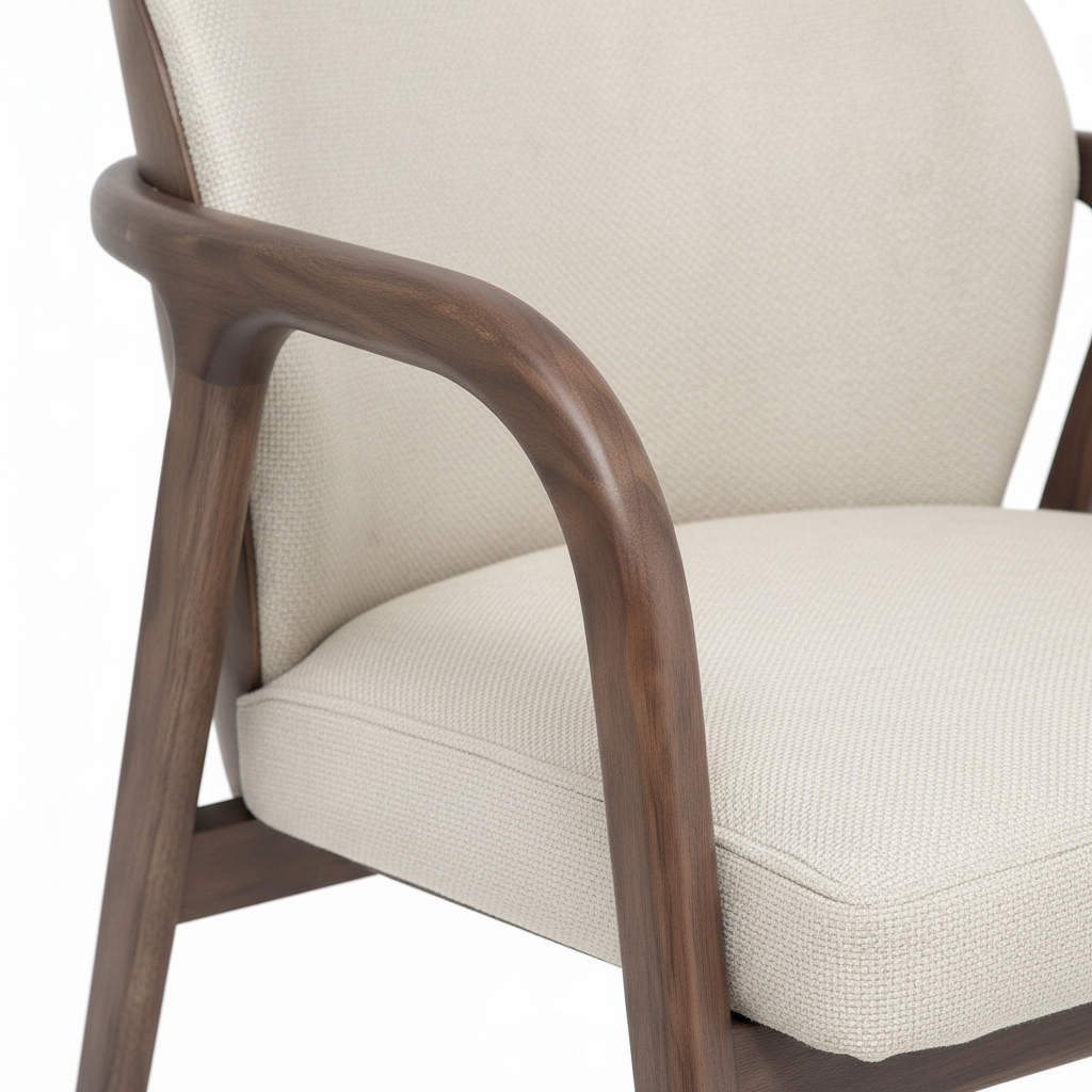 Maelle Dining Chair – Armrest Detail