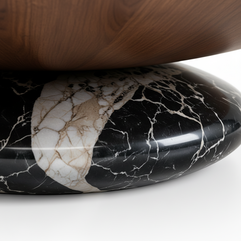 Marble Base Close-Up