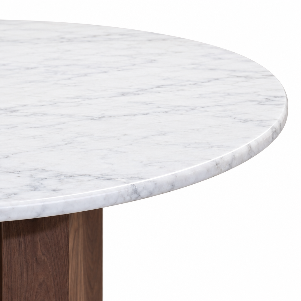 Marble tabletop detail