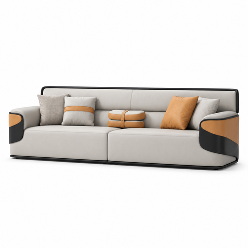 Merenza Sofa — complete view on a white background