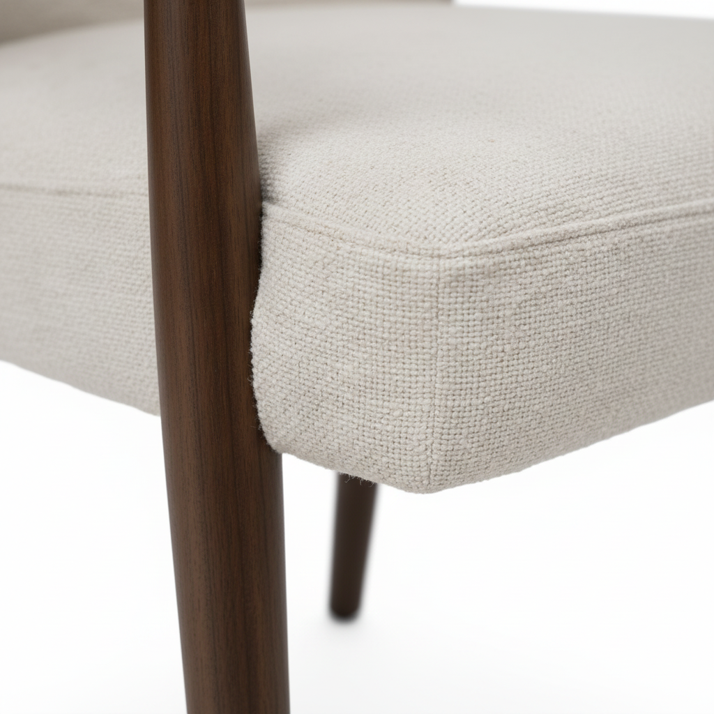 Mireille Dining Chair - Seat & Leg Detail