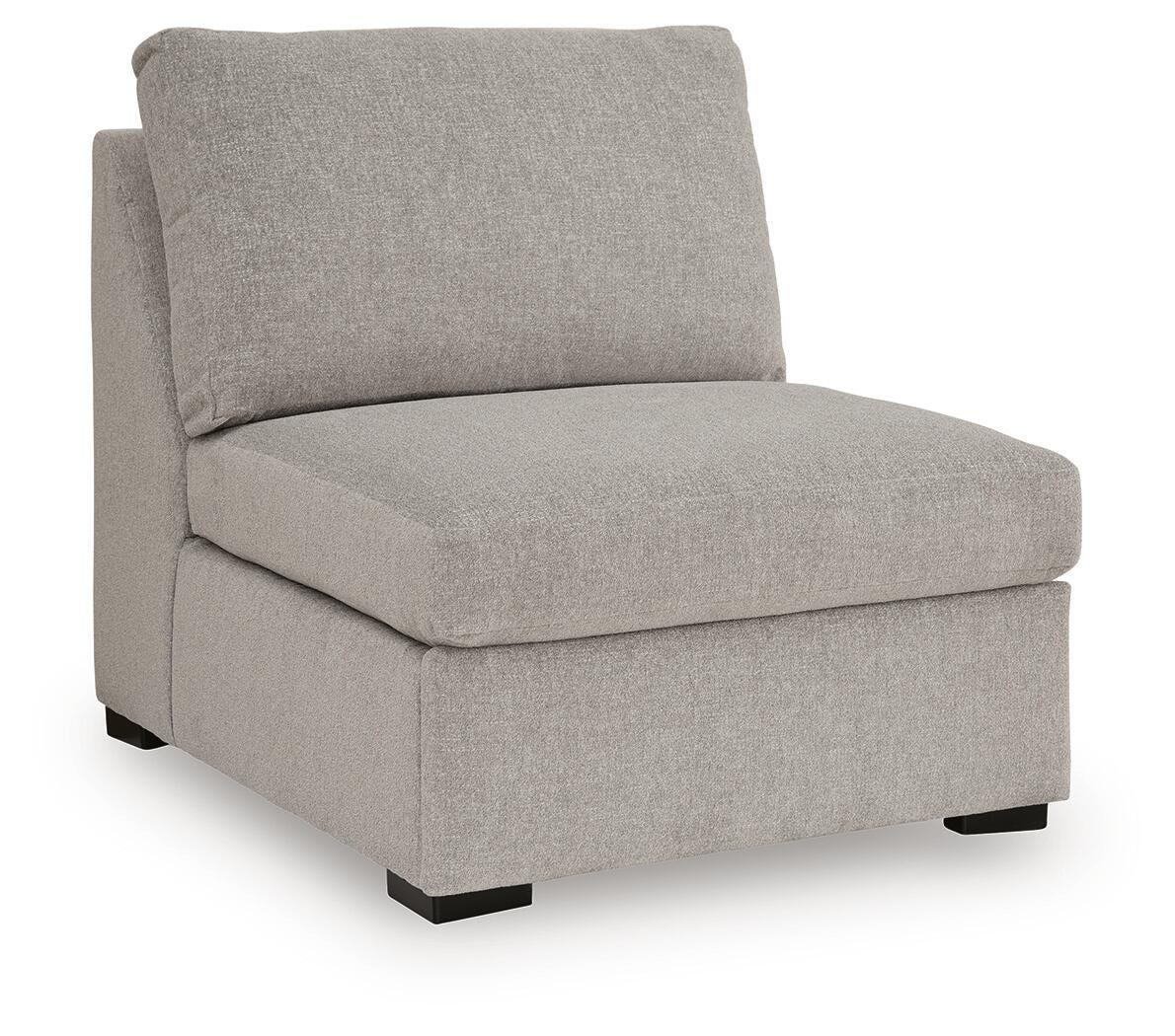 ModMax Luxe Flint — Armless chair — three included component detail