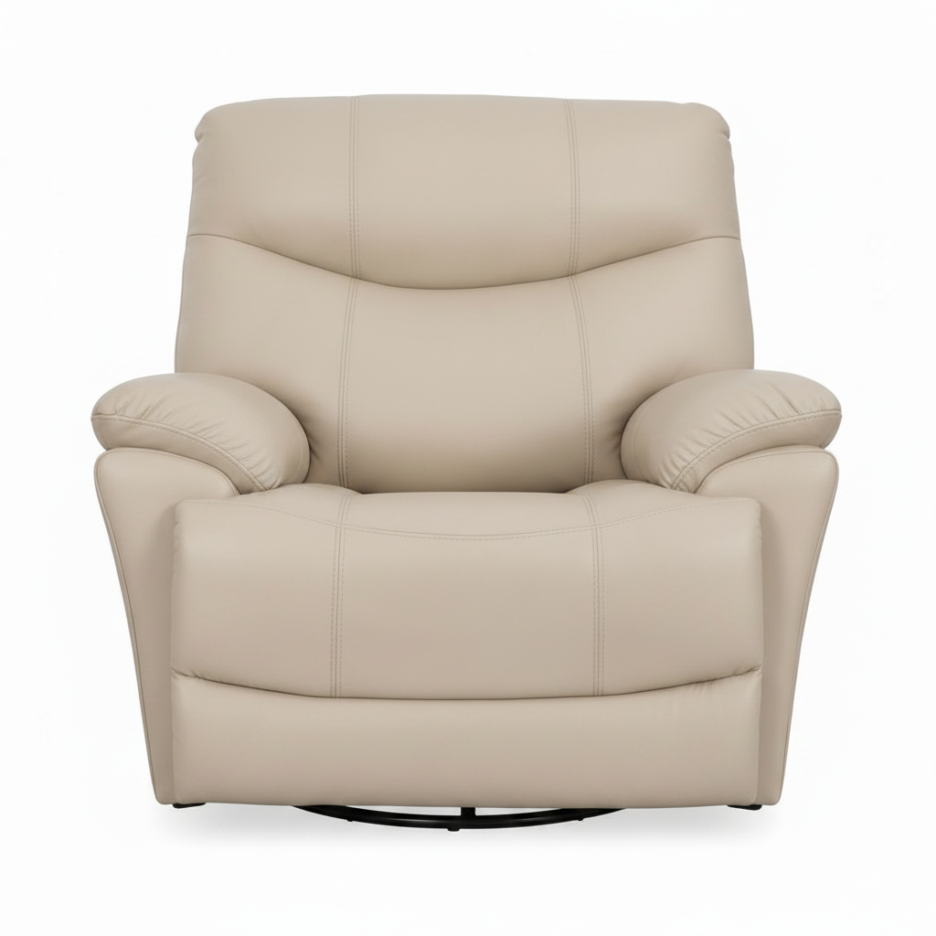 Neravaux Powered Leather Accent Chair front