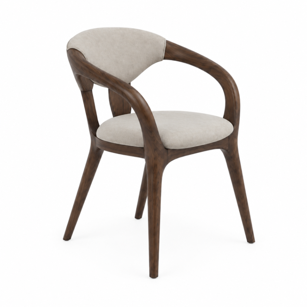 Nerissa Dining Chair right-facing 45° hero