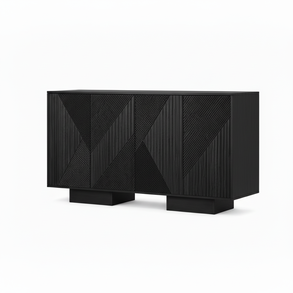 Nivelle Sideboard front-right three-quarter view on a pure white background