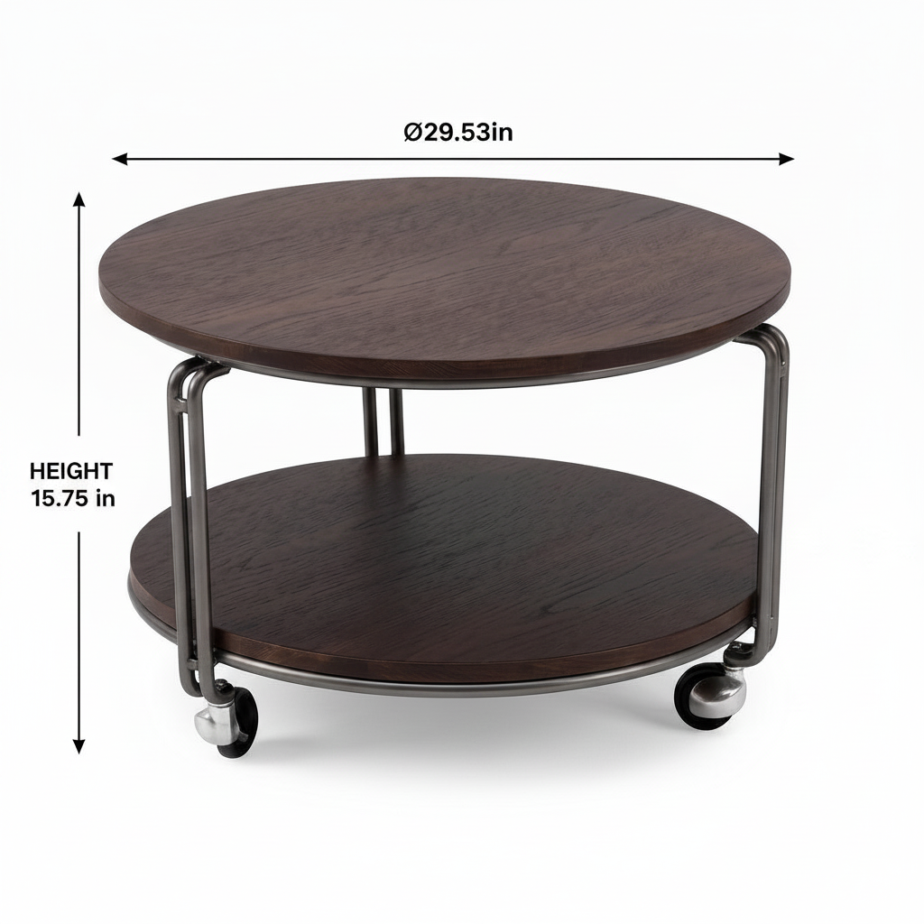 Norcello Coffee Table dimension diagram
