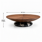 Norcia Coffee Table dimension diagram