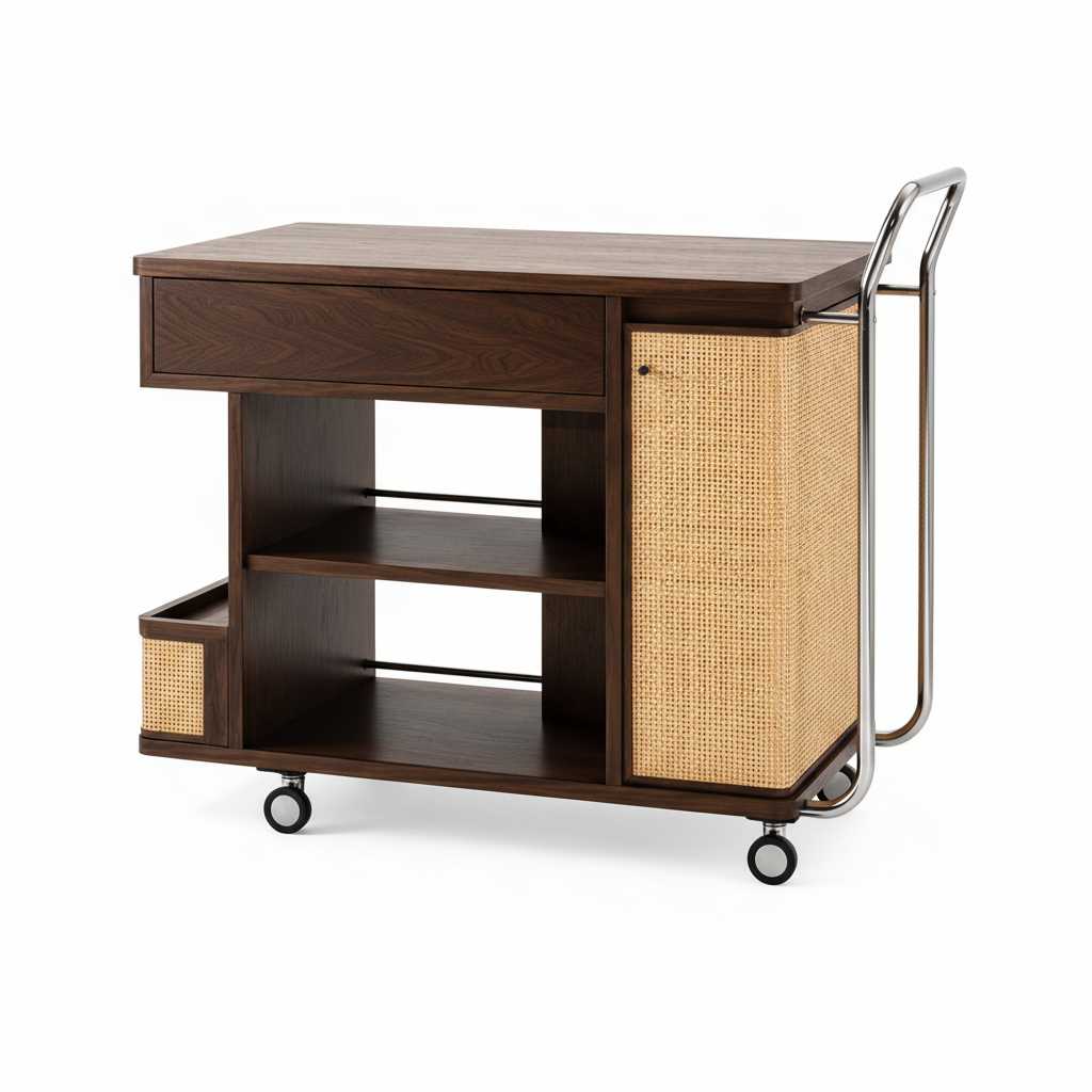 Nouvella End Table — left 45° view
