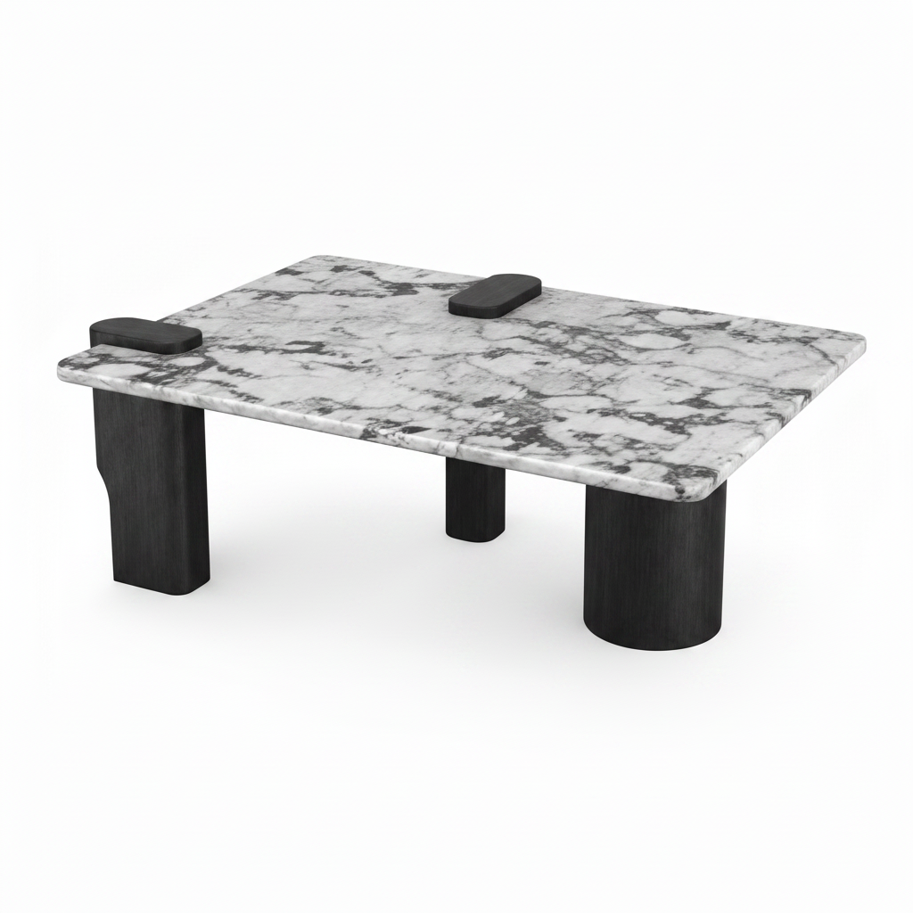 Nyselle Marble Coffee Table – Bird's Eye