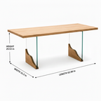 Odrisse Dining Table dimension diagram