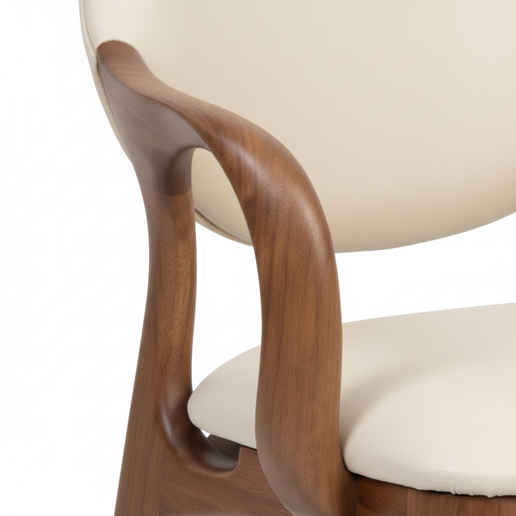 Oriane Dining Chair - Armrest Detail