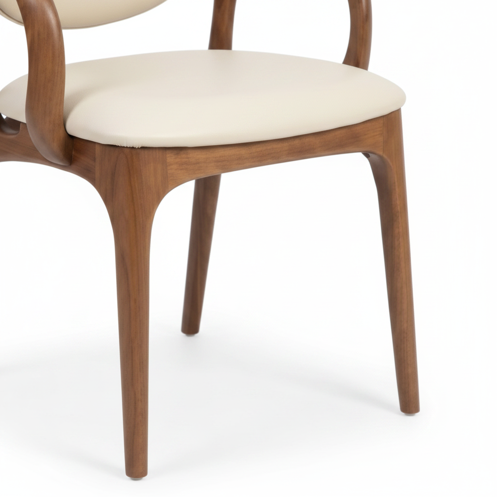 Oriane Dining Chair - Leg & Seat Detail