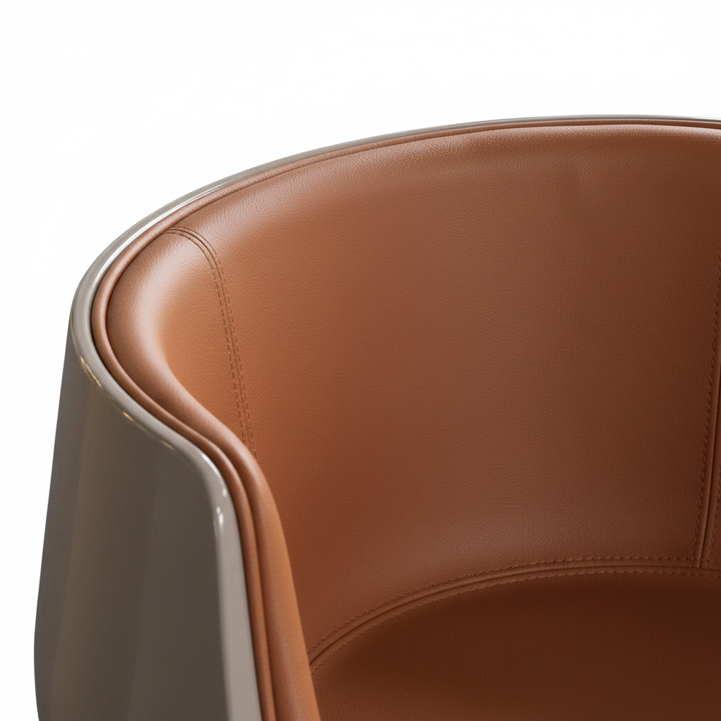 Ormond Dining Chair - 皮革细节